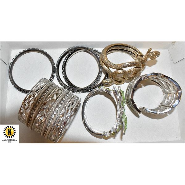 LOT OF SEVEN BANGLES