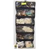 Image 1 : HANGING TRAVEL CASE WITH JEWELRY CONTENTS
