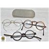 Image 1 : 3 ANTIQUE EYE GLASSES