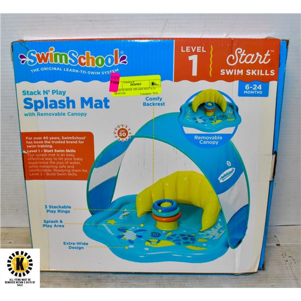 SWIM SCHOOL SPLASH MAT 6-24 MONTHS