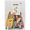 Image 1 : ANATOMY COLORING & ART SUPPLIES ALL TOGETHER