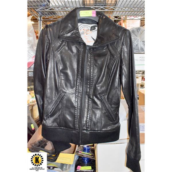 2XS LADIES LEATHER JACKET