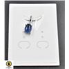 Image 1 : #22-NATURAL HEATED SAPPHIRE 6.5X8.7 PENDANT