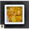 Image 1 : #232-NATURAL YELLOW AGATE ROUGH 88.10CT