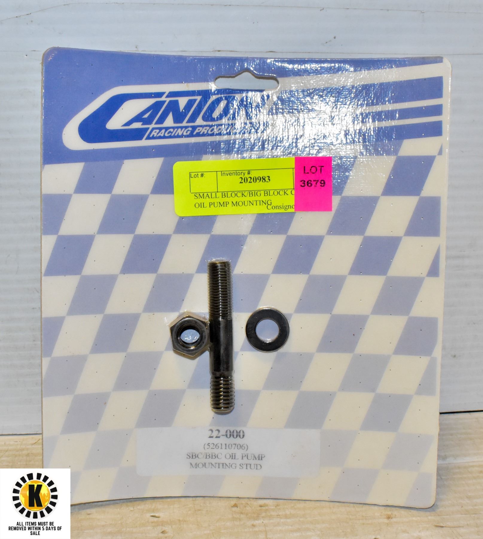 SMALL BLOCK/BIG BLOCK CHEVY OIL PUMP MOUNTING