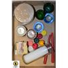 Image 1 : FLAT OF CANDLES AND CANDLE HOLDERS