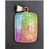 Image 1 : #141-NATURAL RAINBOW SOLAR QUARTZ PENDANT