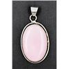 Image 1 : #155- NATURAL PINK ROSE QUARTZ PENDANT