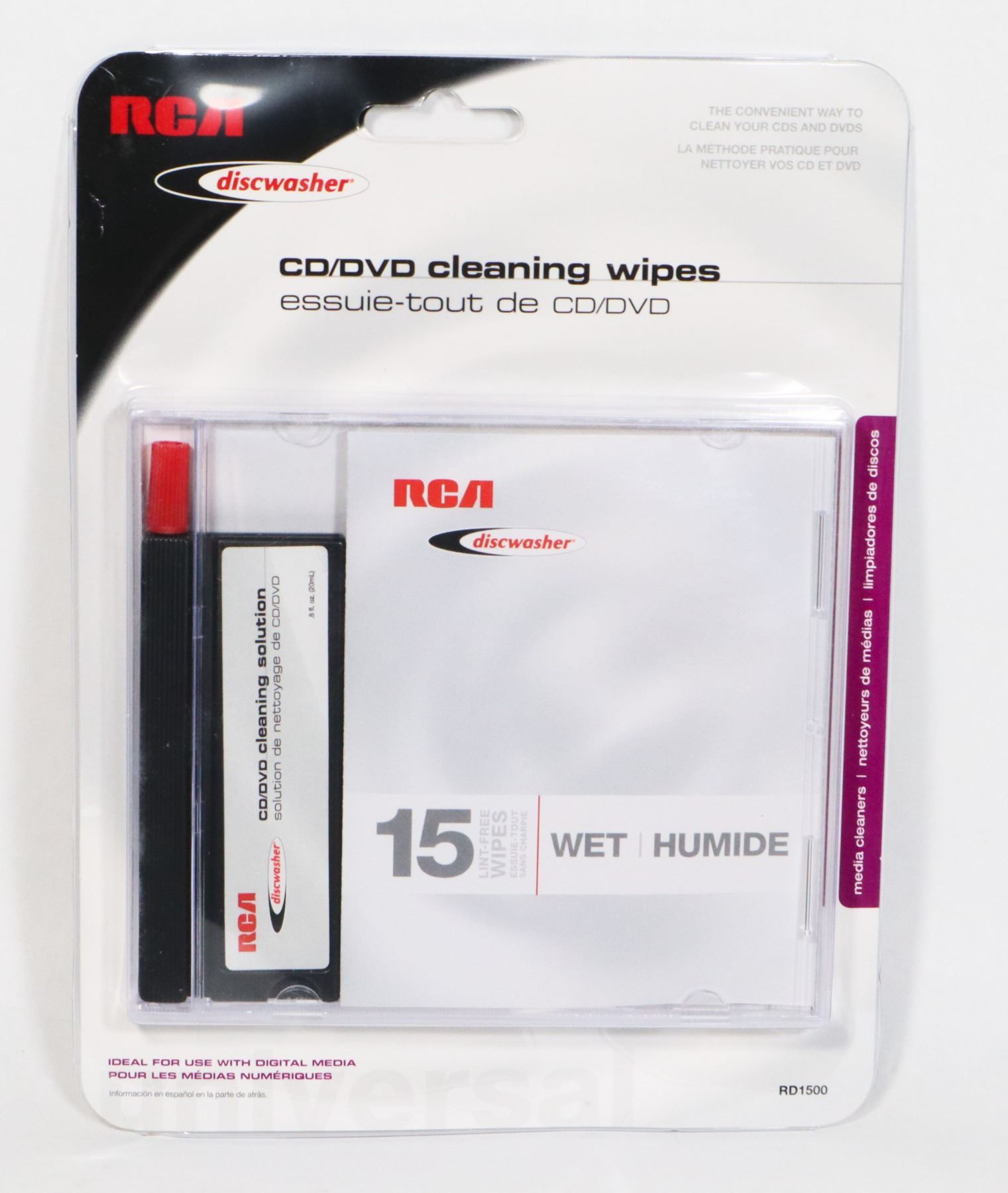 15 NEW CD/DVD CLEANING WIPES, AND CLEANING SOLUTIO