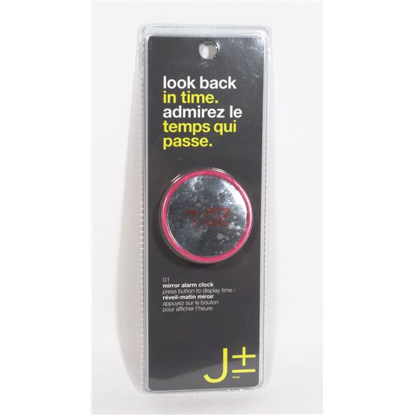 NEW MIRROR ALARM CLOCK (PRESS BUTTON TO DISPLAY
