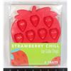 Image 1 : 3 NEW STRAWBERRY ICE CUBE TRAYS