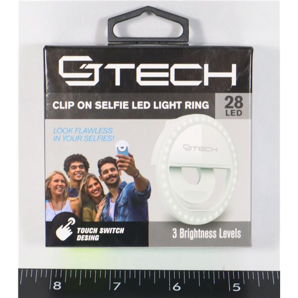 NEW CLIP ON SELFIE LED LIGHT RING 28LEDS