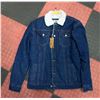 NEW FLEECE LINED JEAN JACKET APPROX MENS SIZE L