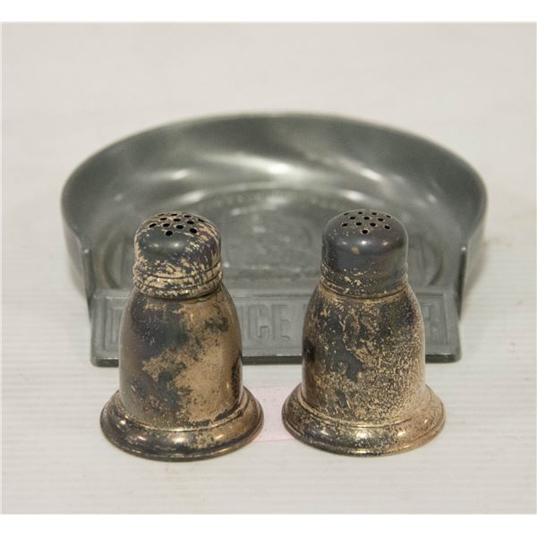 BIRKS STIRLING SILVER SALT AND PEPPER SHAKERS