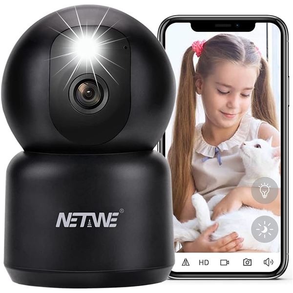 NEW REPACK NETWE 4MP - 5GHZ/2.4GHZ WIFI IP CAMERA