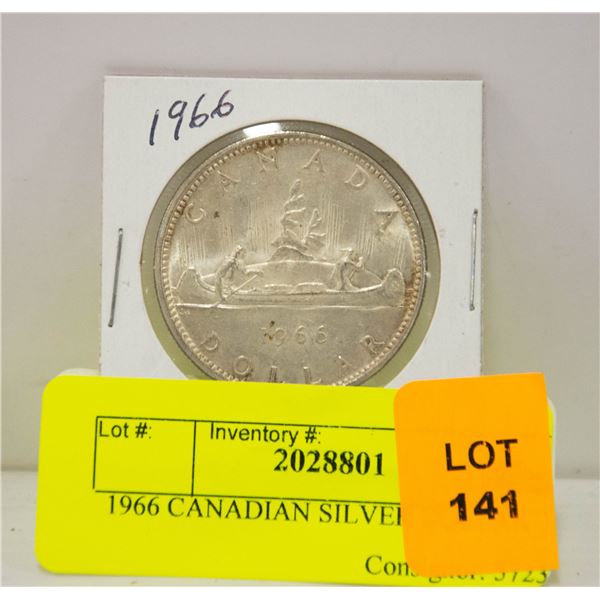 1966 CANADIAN SILVER DOLLAR