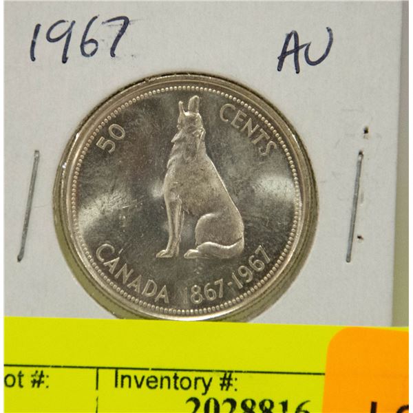 1967 CANADIAN SILVER HALF DOLLAR