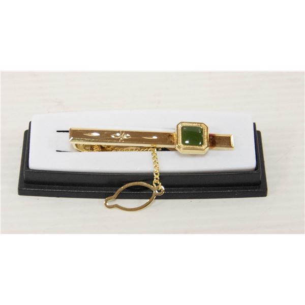 JADE TIE PIN