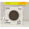 Image 1 : 1844 BANK OF MONTREAL HALF PENNY