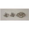 Image 1 : VINTAGE RHINESTONE BROACH + EARRINGS