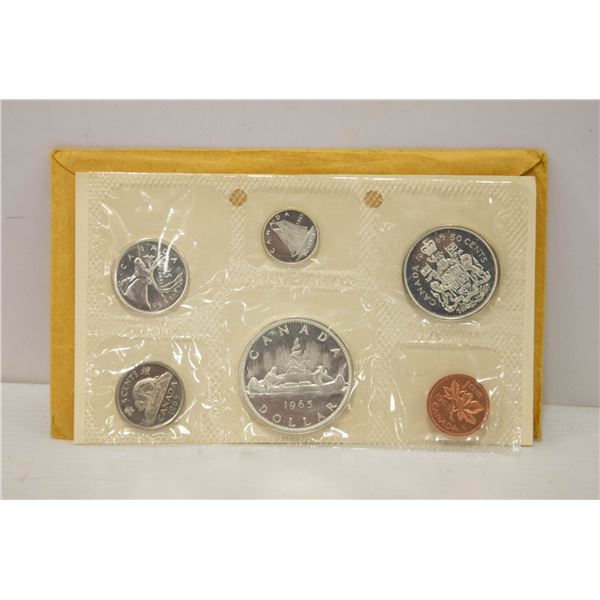 1965 SIX COIN SILVER PROOF UNCIRCULATED SET