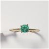 Image 1 : BZ1054-1 10K NATURAL COLOMBIA EMERALD RING