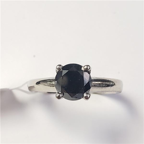 BZ1054-3 14K BLACK DIAMOND RING