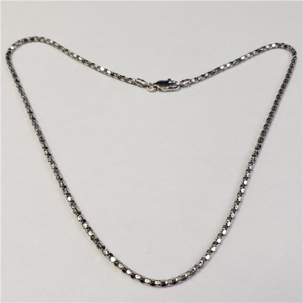 BZ1054-29 SILVER 16  NECKLACE