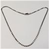 Image 1 : BZ1054-29 SILVER 16" NECKLACE