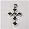 Image 1 : BZ1054-21 SILVER SMOKEY QUARTZ PENDANT