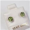 Image 1 : BZ1054-33 10K PERIDOT EARRINGS