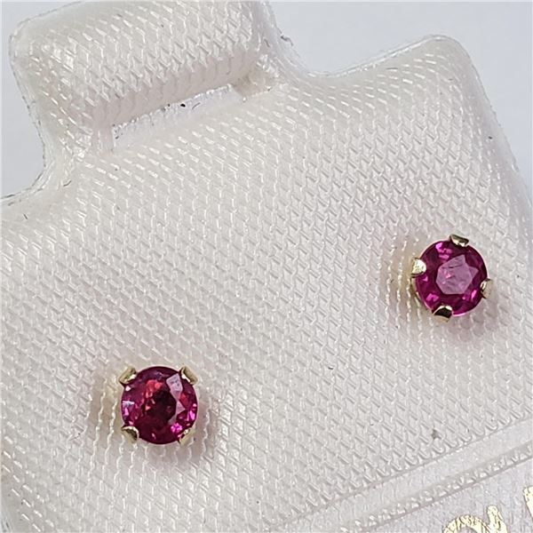 BZ1054-28 14K RUBY EARRINGS