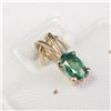 Image 1 : BZ1054-46 10K EMERALD PENDANT