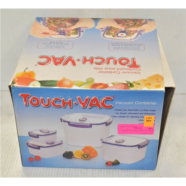 TOUCH VAC VACUUM CONTAINER