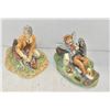 Image 1 : LOT OF 2 HAND PAINTED ORNAMENTS