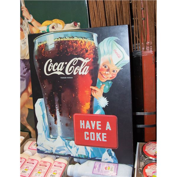 COCA-COLA WITH ELF WALL DCOR