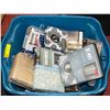 Image 1 : TOTE FULL OF NEW CURTAIN PANELS, VARIOUS SIZES AND