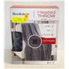Image 1 : BROOK STONE HEATED THROW 50 IN X 60 IN