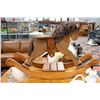 Image 1 : VINTAGE SOLID WOOD ROCKING HORSE