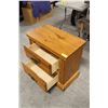 Image 3 : 2 DRAWER WOODEN END DRESSER- SOLID WOOD