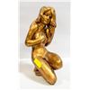 Image 1 : GOLDTONE LADY STATUE