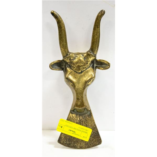 BRASS ANTILOPE VINTAGE ORNAMENT