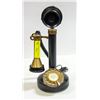 Image 1 : ANTIQUE BRASS TRIM DAIL PHONE