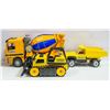 Image 1 : BRUDER LARGE CEMENT RUCK & TONKA TRUCK & TRACTOR