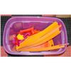 Image 1 : TUB OF VINTAGE HOT WHEELS TRACK AND