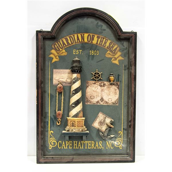 GUARDIAN OF THE SEA BAR FRAMED WALL HANGING