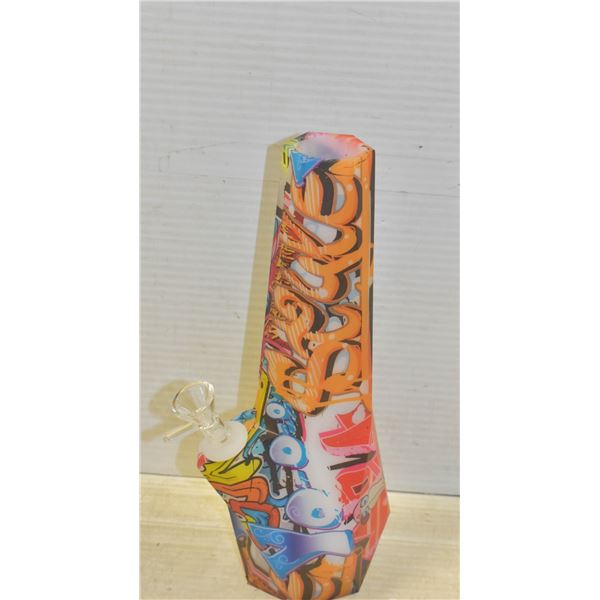 NEW 10" SILICONE STREET ART BONG