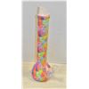 Image 1 : NEW 13" PAINT SPLATTER SILICONE BEAKER BONG