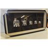 Image 1 : NEW 3 D SILVER METAL ELEPHANT FAMILY-FINE DETAILS