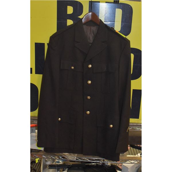 RCMP UNIFORM BROWN COAT - UNKNOWN SIZE